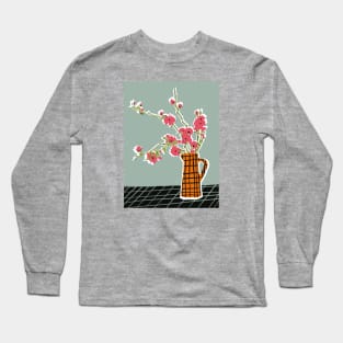 Rustic Vase of Flowers Long Sleeve T-Shirt